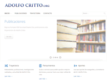 Tablet Screenshot of adolfocritto.com